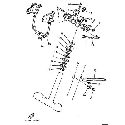 STUTZE, SCHEINWERFER