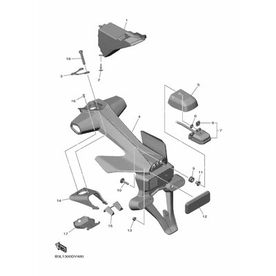 ZULASSUNGS. LEUCHTE KOMPL.