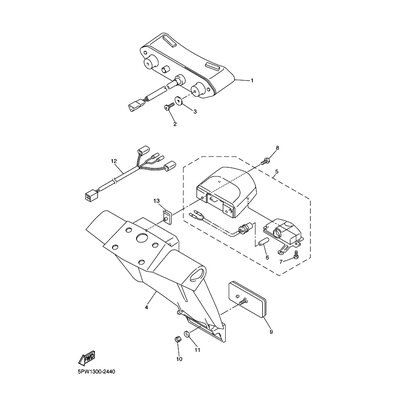 ZULASSUNGS. LEUCHTE KOMPL.