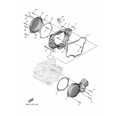 DICHTUNG, KURBELGEHAUSEDECK