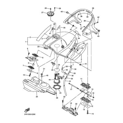 Yamaha Teil 3P62376R0000