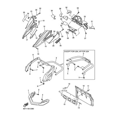 Yamaha Teil 8ES772660000