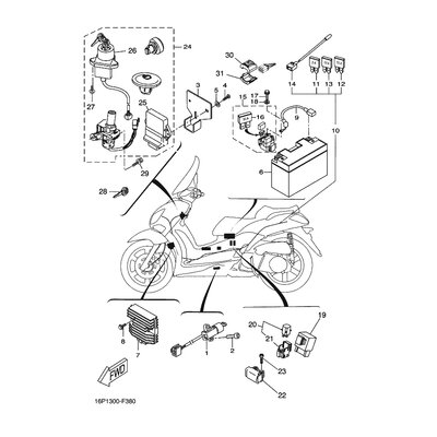 MAIN SWITCH IMMOBIL KIT