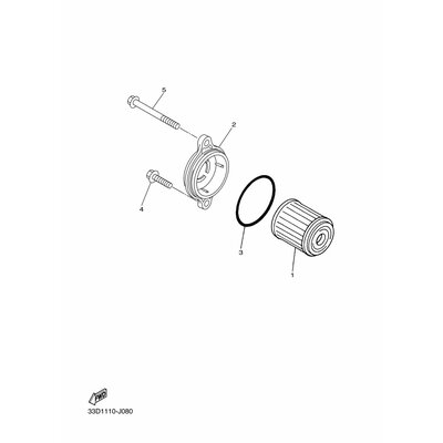 DECKEL, OLFILTERELEMENT