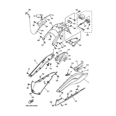Yamaha Teil 4B52152R0000