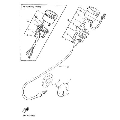 METER GEAR HOUSING COMP