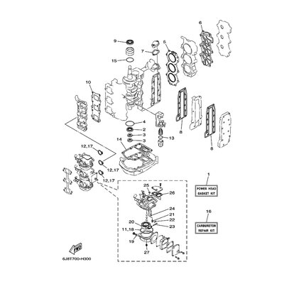 Yamaha Teil 6J8W00930200