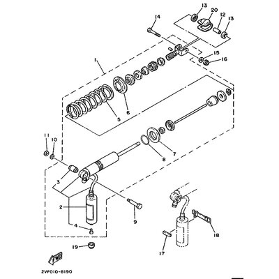 BUCHSE, HINTERRADSTOSSDAMPF