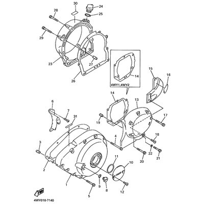 DAMPFER, MOTORAUFHANGUNG 1