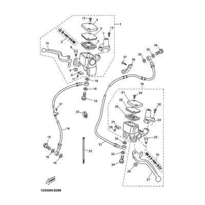 HALTER, BREMSSCHLAUCH