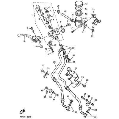 HALTER, BREMSSCHLAUCH 2