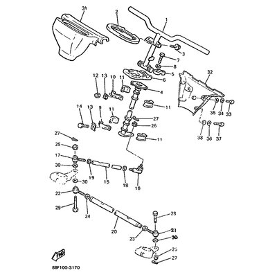 HOLDER, HANDLE UPPER