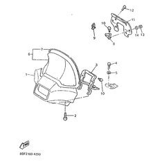 COVER, HEADLIGHT