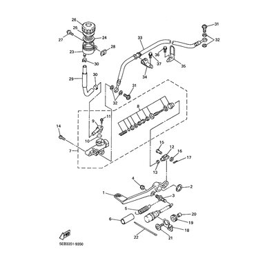 HALTER, BREMSSCHLAUCH