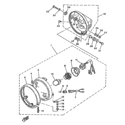 KABEL, SCHEINWERFER