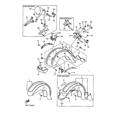 HINTERRAD-KOTFLUGEL KOMPL