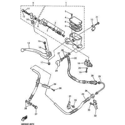 HALTER, BREMSSCHLAUCH