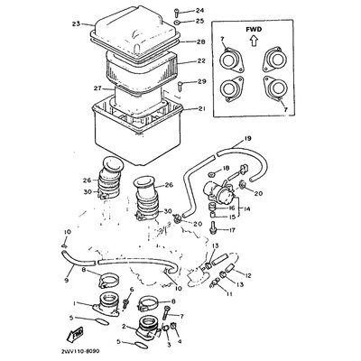 VERBINDUNG, LUFTFILTER 1