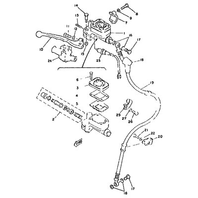 HALTER, BREMSSCHLAUCH 2