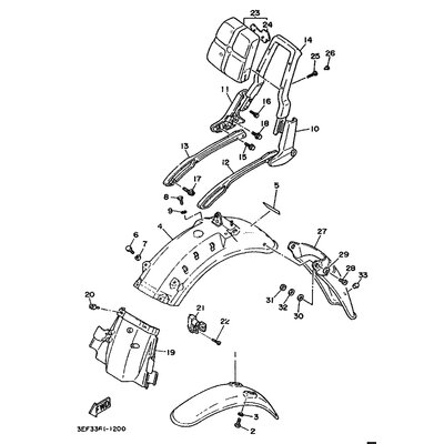 VORDERRAD-KOTFLUGEL KOMPL