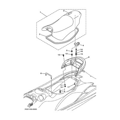 COVER, SEAT 1