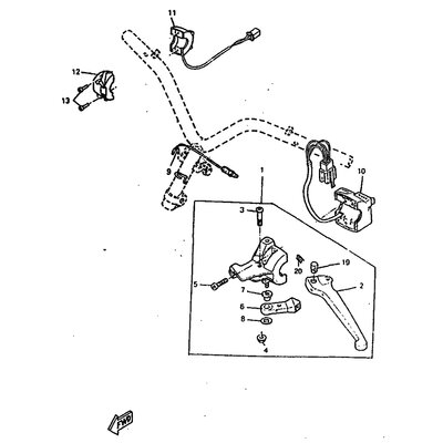 HEBELHALTER KOMPL. 1
