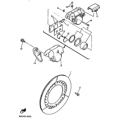 KONSOLE, BREMSSATTEL