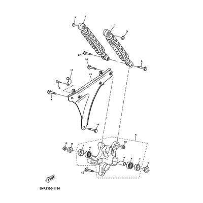 HALTER, BREMSSCHLAUCH