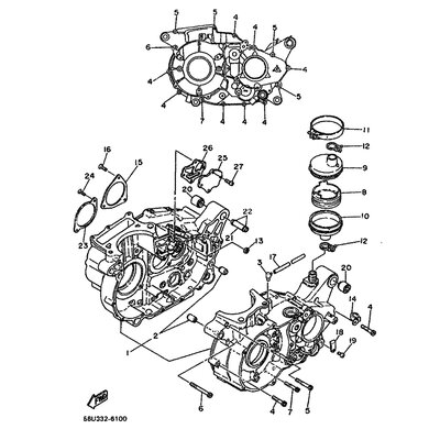 ABSTANDHALTER, MOTORAUFHANG