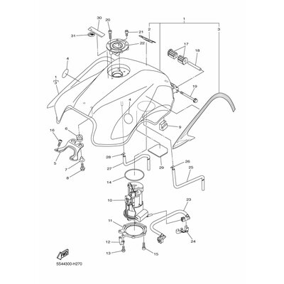 FUEL TANK COMP