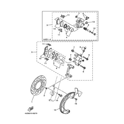 BREMSSATTEL KOMPL.(L)