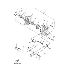 GEHAUSE, WASSERPUMPE