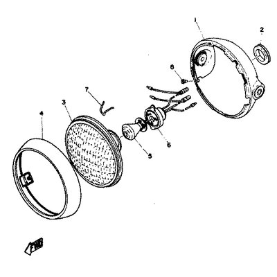 RINGKRANZ, SCHEINWERFER