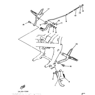 VORDERE JUSSRASTE KOMPL. (R