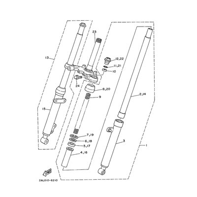 FEDER,VORDERRADGABEL
