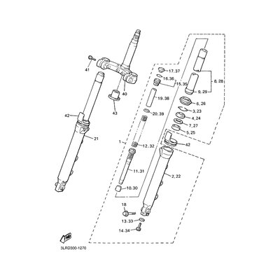 ZYLINDER KOMPL. VORDERRADGA