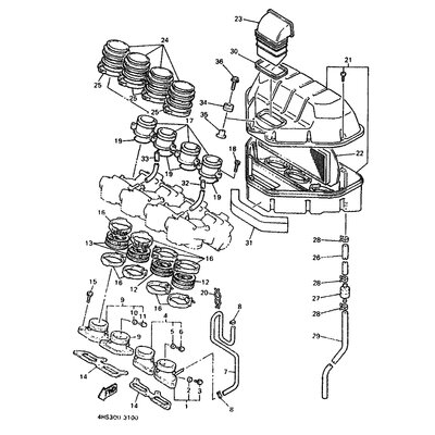 VERBINDUNG, LUFTFILTER 1