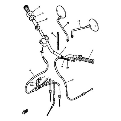 HALTER, KABELZYLINDER