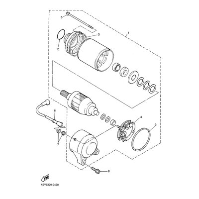STARTING MOTOR UNIT