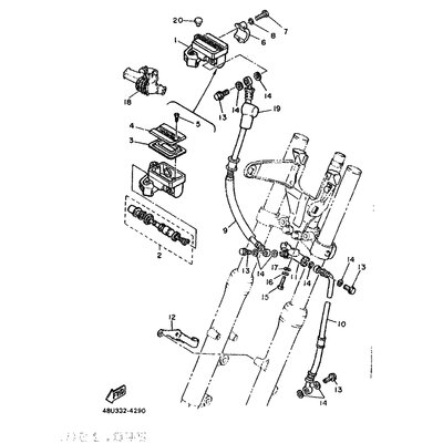 HALTER, BREMSSCHLAUCH 2