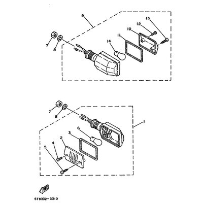 GLUHLAMPE, BLINKER