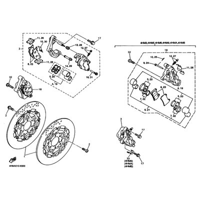 BREMSSATTEL KOMPL.(R)