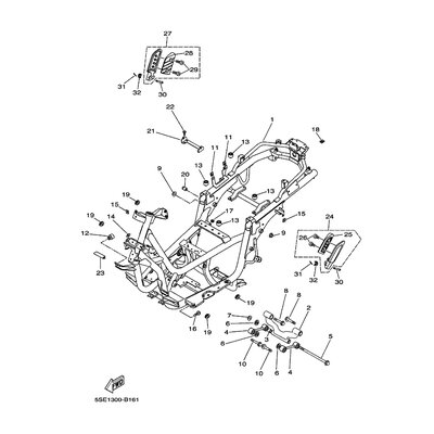HINTERE FUSSRASTE KOMPL. 2