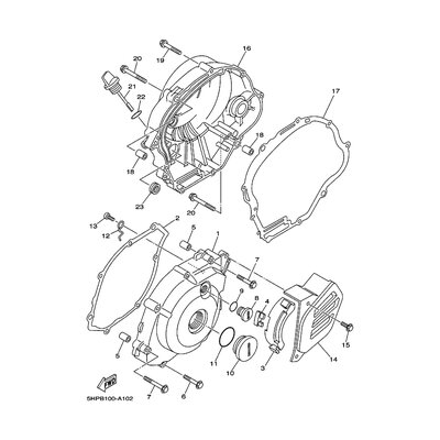 DECKEL, KURBELGEHAUSE 1