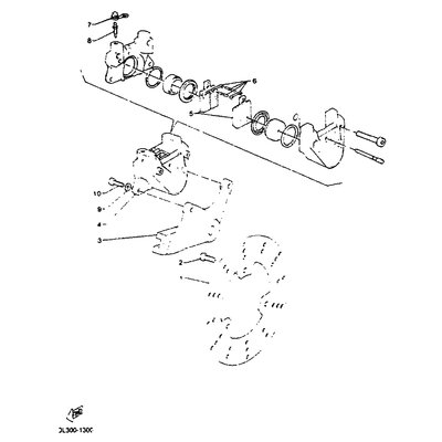 BREMSBELAGPLATTE, SATTEL 2