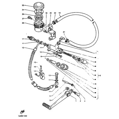 HALTER, BREMSSCHLAUCH