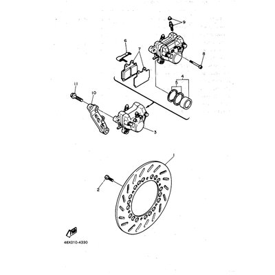 KONSOLE, BREMSSATTEL
