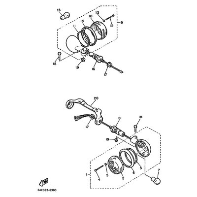 VORDERER BLINKER KOMPL. 1