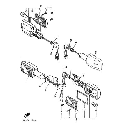 VORDERER BLINKER KOMPL. 1