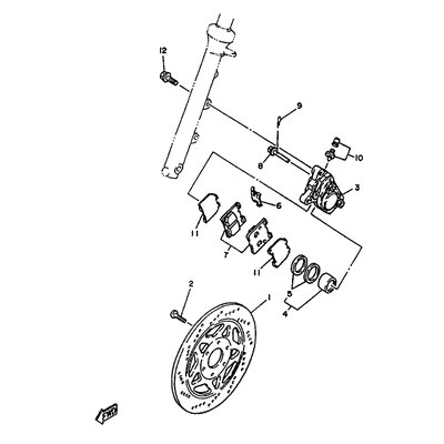 BREMSSATTEL KOMPL.(R)